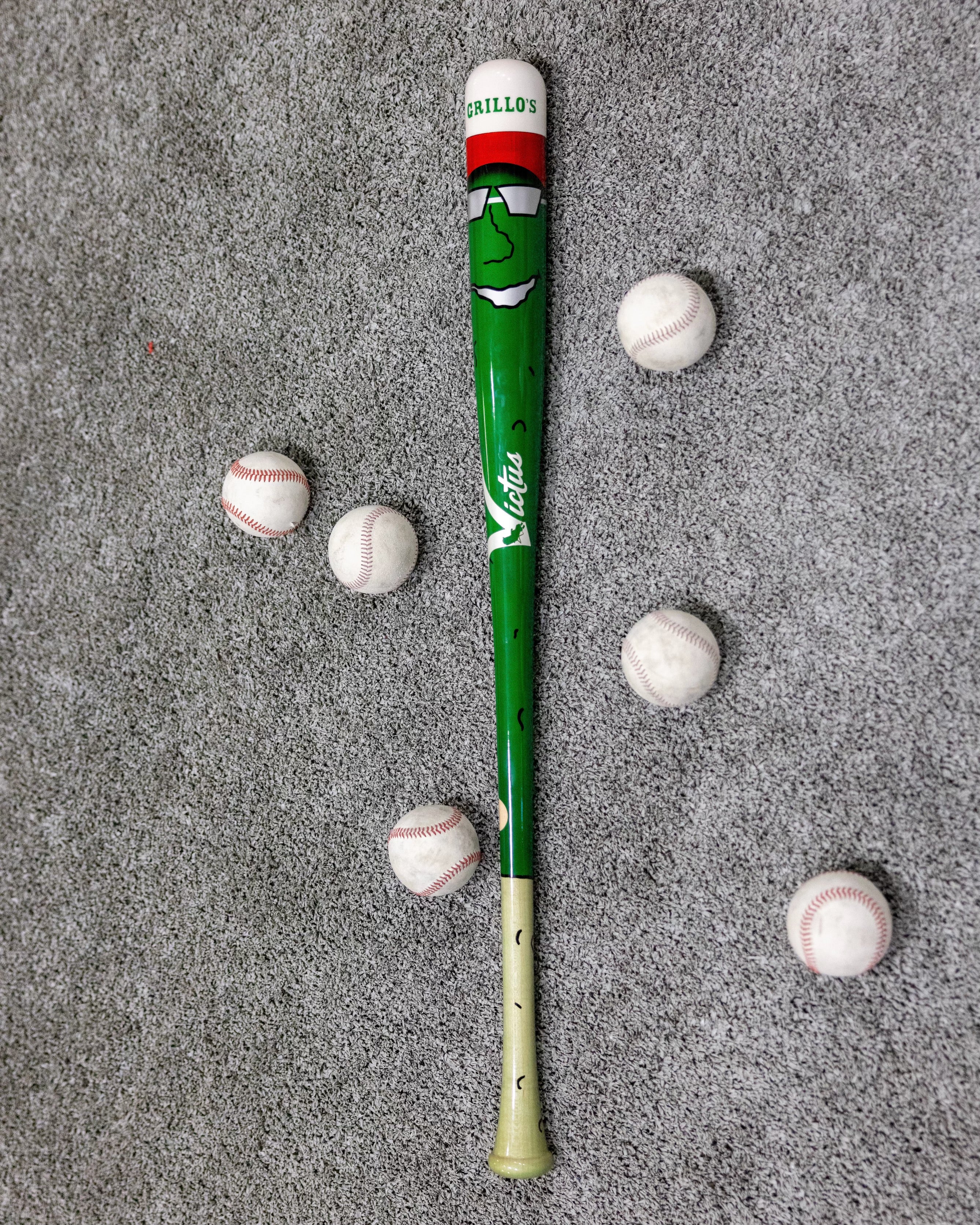 Limited Edition Wooden Grillo’s x Victus Baseball Bat