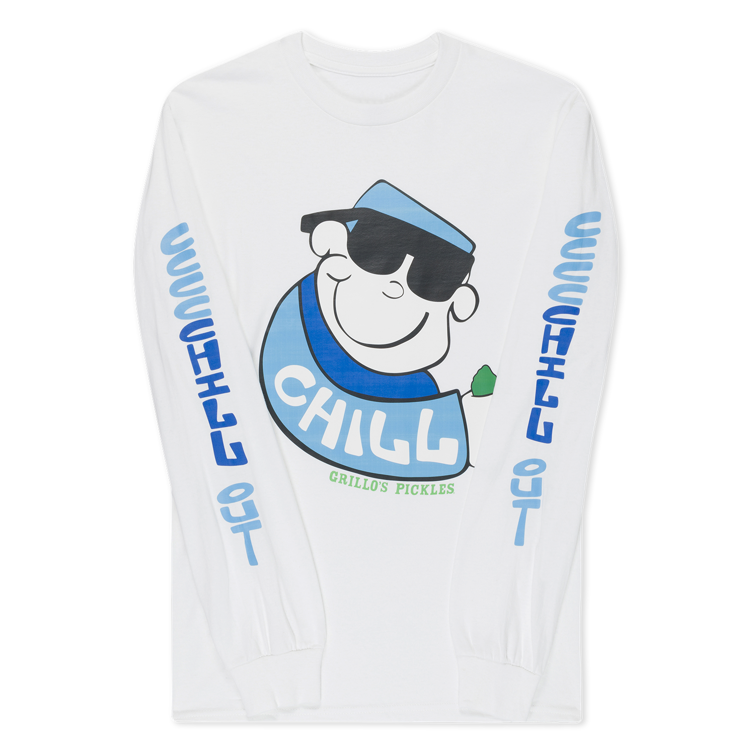 NZ x Grillo's Chill Out Long Sleeve - White