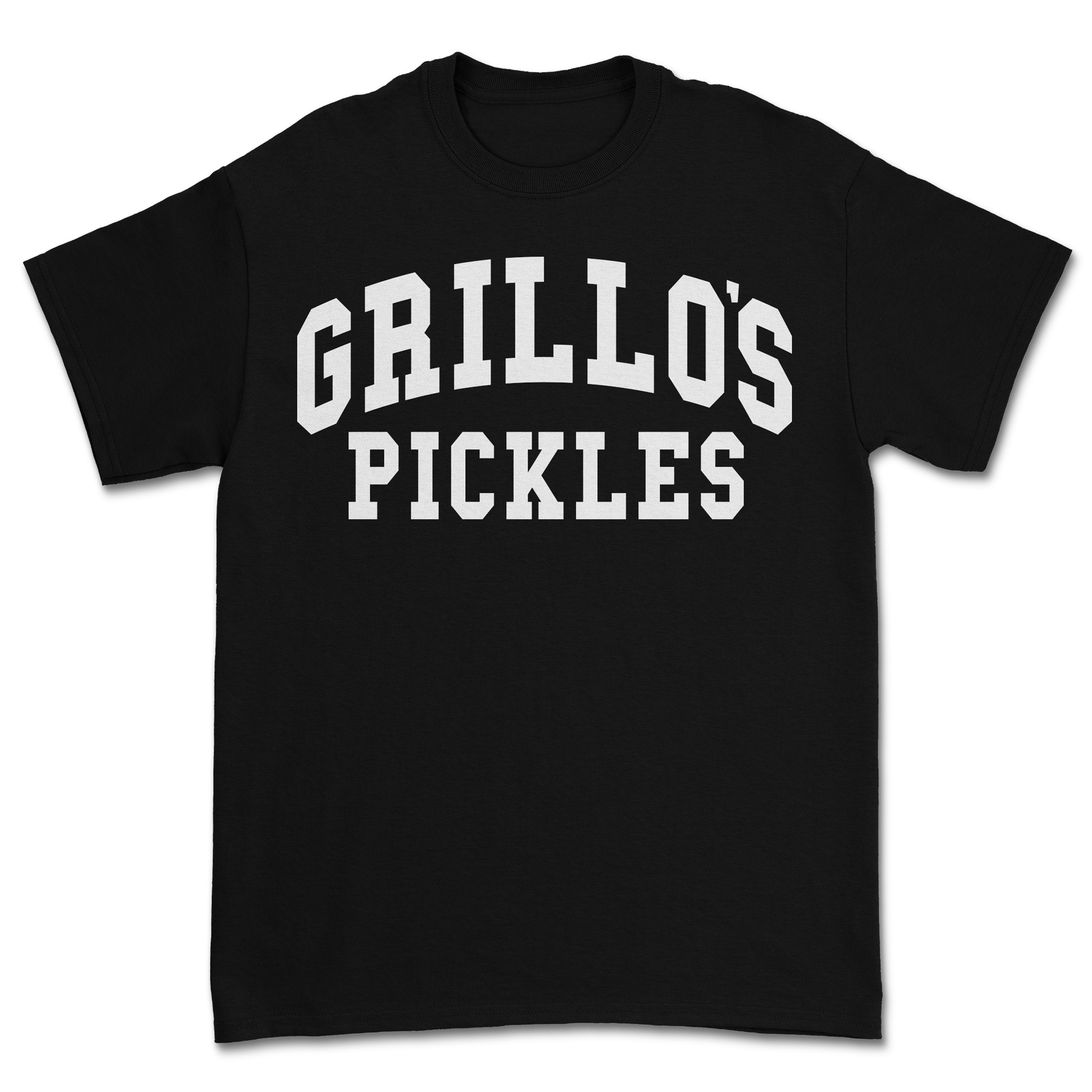 Grillo's Pickles New Varsity Tee - Black