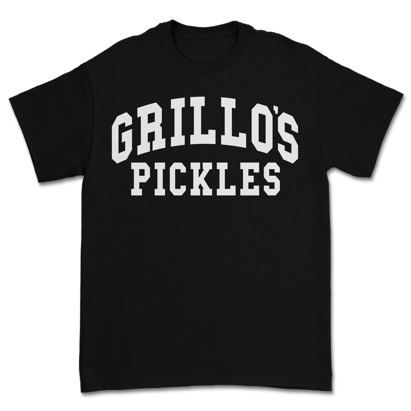 Grillo's Pickles New Varsity Tee - Black