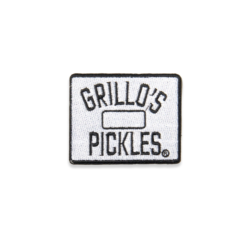 varsity grillo's pickles embroidered patch